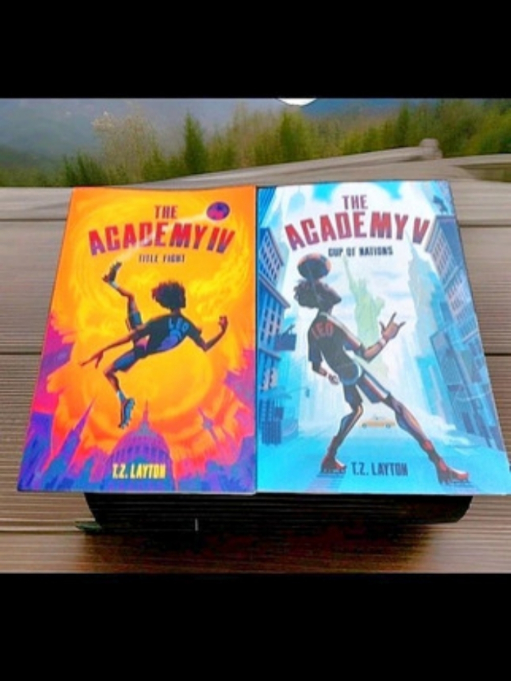 Academy IV: Title Fight, and Cup Of Nations V by T. Z. Layton Book Bundle
